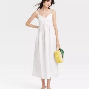 a new day White Spaghetti-Strap Maxi Dress